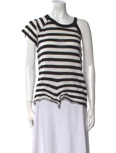 Pre-owned Iro Linen Striped Top In Multi