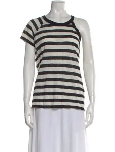 Pre-owned Iro Linen Striped T-shirt In Multi
