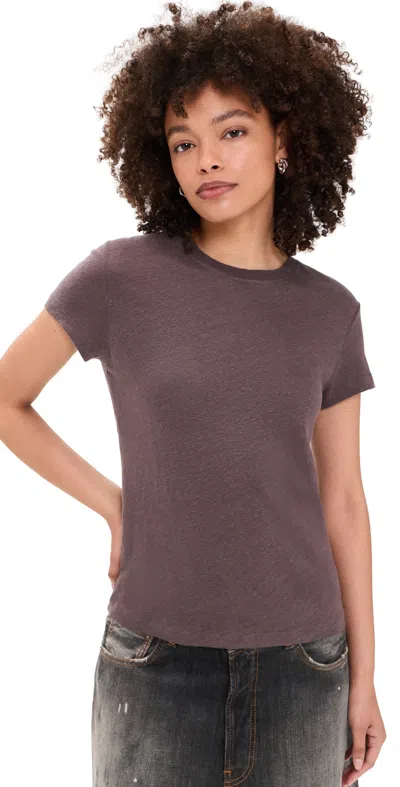 Iro Linen Tee Mocha In Brown