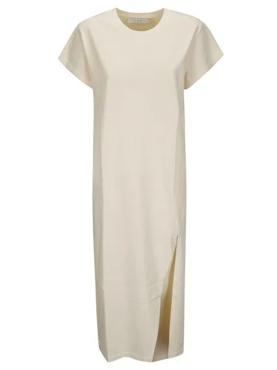 Iro Litonya Cotton T-shirt Dress In Beige
