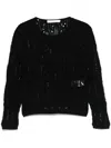 Iro Liya Cotton Sweater In Black