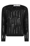 Iro Liya Knit Top In Black