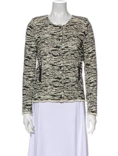 Pre-owned Iro Lizzie Printed Evening Jacket In Neutral