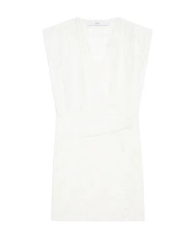 Iro Logo Dress In White