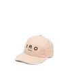 Iro Logo-embossed Cotton Cap In Nude