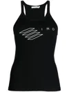 Iro Logo-print Tank Top In Schwarz