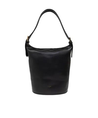 Iro Logo Shoulder Bag In Black