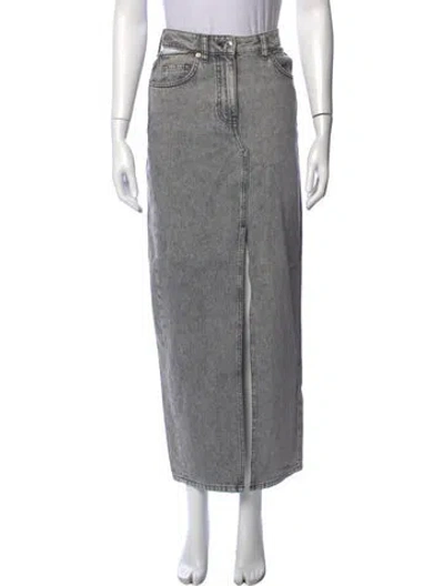 Pre-owned Iro Long Skirt In Grey