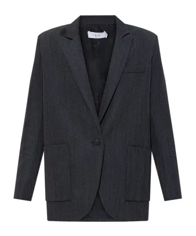 Iro Long Sleeve Blazer In Black