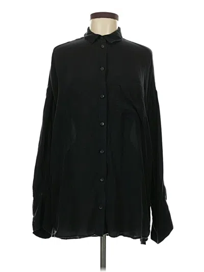 Pre-owned Iro Long Sleeve Blouse In Black