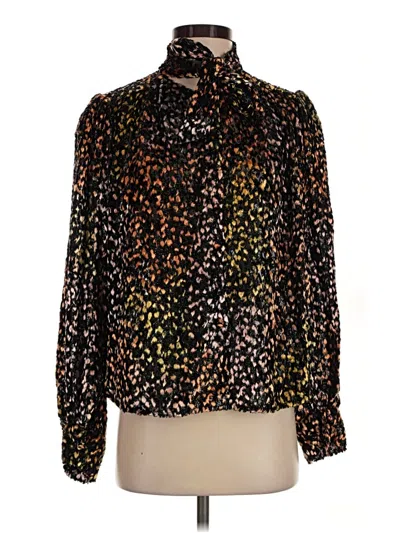 Pre-owned Iro Long Sleeve Blouse In Gold