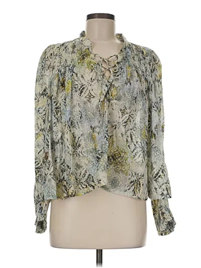 Pre-owned Iro Long Sleeve Blouse In Green