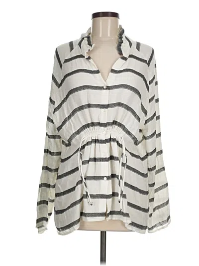 Pre-owned Iro Long Sleeve Blouse In Ivory