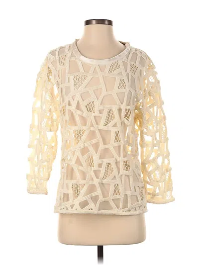 Pre-owned Iro Long Sleeve Blouse In Ivory