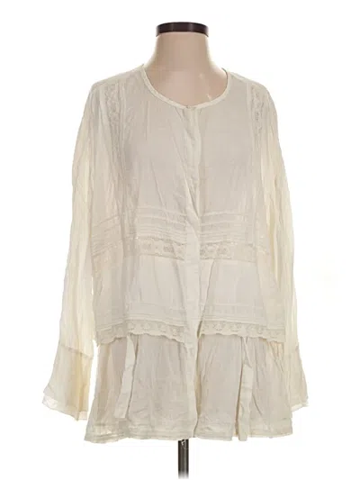 Pre-owned Iro Long Sleeve Blouse In Ivory