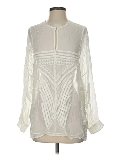 Pre-owned Iro Long Sleeve Blouse In Ivory
