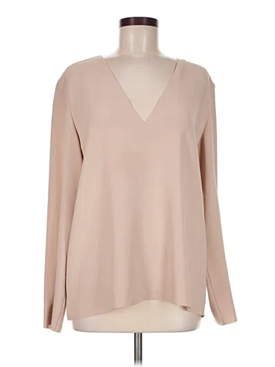 Pre-owned Iro Long Sleeve Blouse In Tan