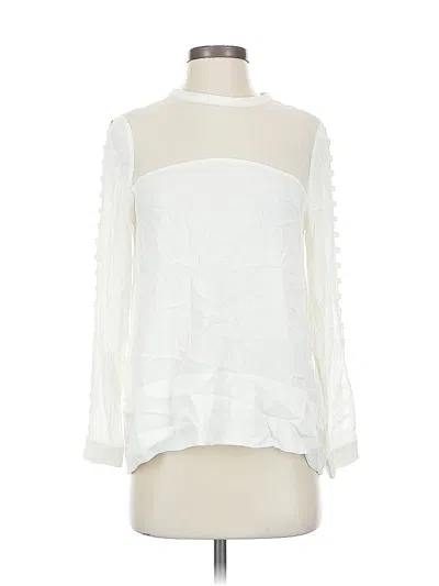 Pre-owned Iro Long Sleeve Blouse In White