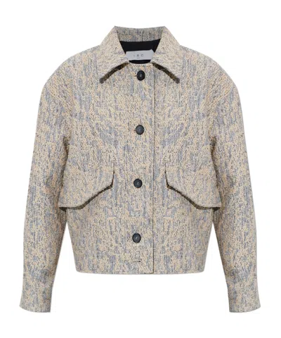 Iro Long Sleeve Casual Jacket In Gray