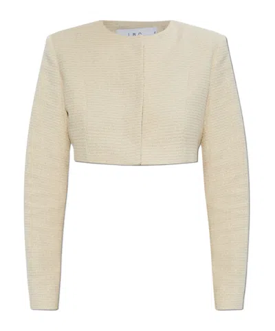 Iro Long Sleeve Casual Jacket In Nude