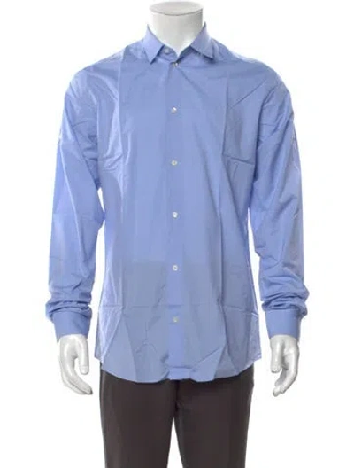 Pre-owned Iro Long Sleeve Dress Shirt W/ Tags In Blue