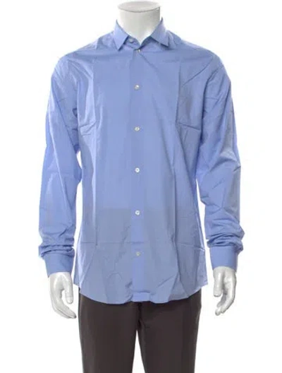 Pre-owned Iro Long Sleeve Dress Shirt W/ Tags In Blue