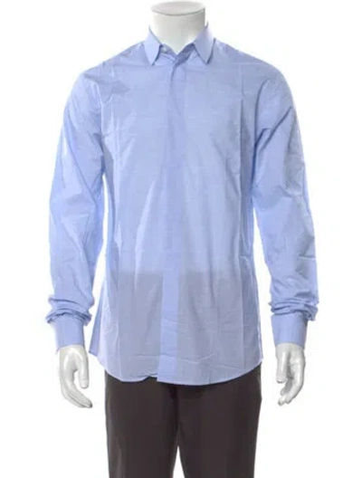 Pre-owned Iro Long Sleeve Dress Shirt W/ Tags In Blue