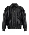 Iro Long Sleeve Leather Jacket In Black
