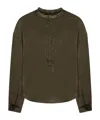Iro Long Sleeve Shirt In Green