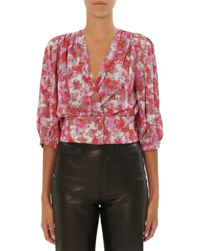 Iro Long Sleeve Top In Pink