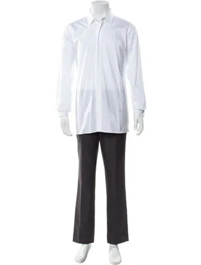 Pre-owned Iro Long Sleeve Tuxedo Shirt W/ Tags In White