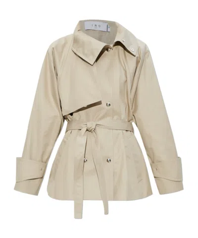 Iro Long Sleeve Windbreaker In Neutral