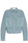 Iro Long-sleeved Casual Jacket In Blue