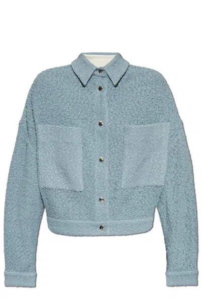 Iro Long-sleeved Casual Jacket In Blue