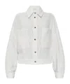 Iro Long-sleeved Casual Jacket In White