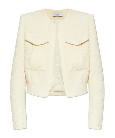 Iro Long-sleeved Casual Jacket In White
