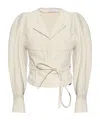Iro Long-sleeved Casual Jacket In White