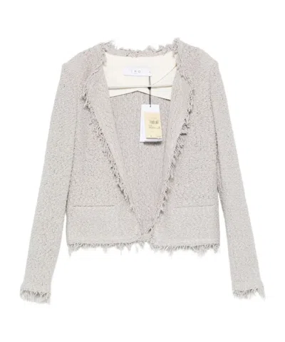 Iro Long-sleeved Casual Jacket In White