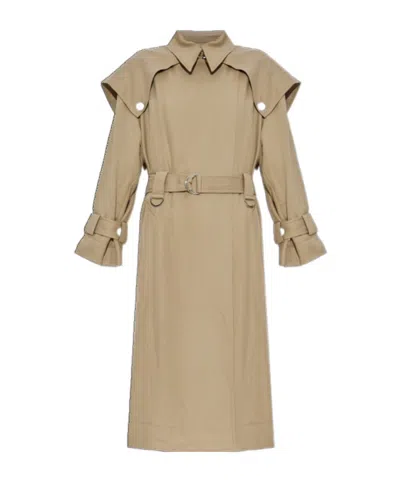 Iro Long-sleeved Coat In Brown