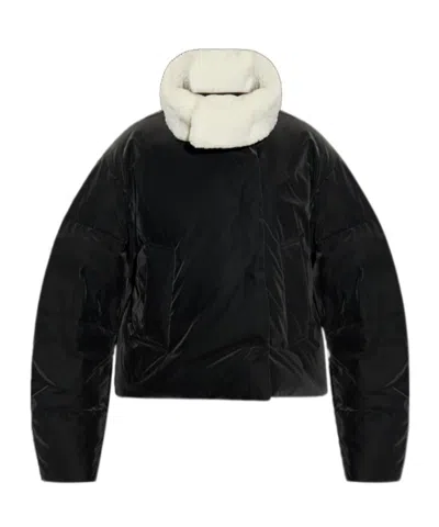 Iro Long-sleeved Down Jacket In Black