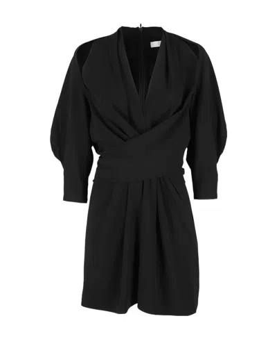 Iro Long Sleeved Dress In Black