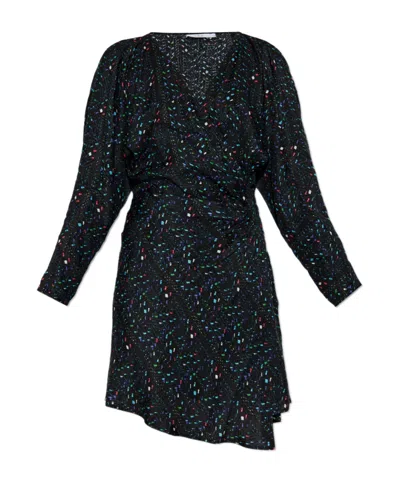 Iro Long-sleeved Dress In Black