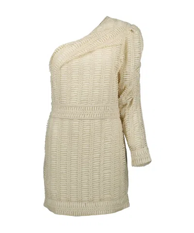 Iro Long-sleeved Dress In Nude