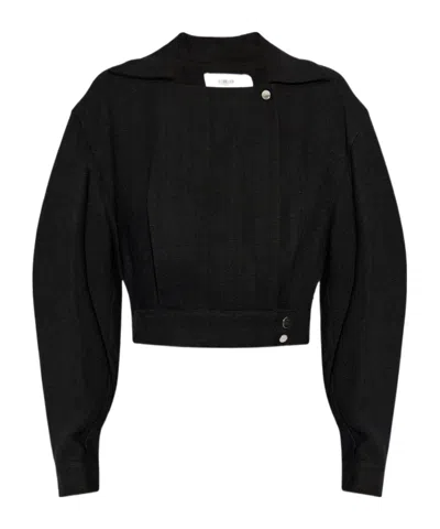 Iro Long-sleeved Jacket In Black