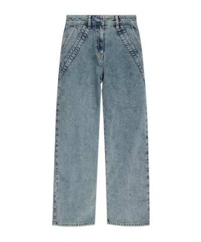Iro Long-sleeved Jeans In Grey