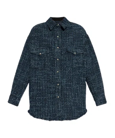 Iro Long-sleeved Shirt In Black