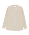 Iro Panelled Collared Shirt In Gold