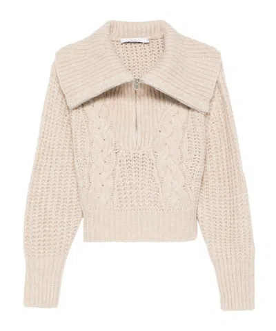 Iro Long-sleeved Sweater In Neutral
