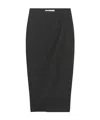 Iro Long Wrap Skirt In Black
