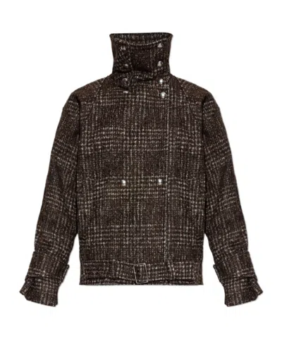 Iro Long-sleeved Casual Jacket In Brown